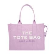 Marc Jacobs Canvas Toteväska med Logotyptryck Purple, Dam