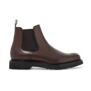 Church's Chelsea Boots i halvblankt läder Brown, Herr