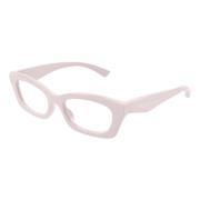 Alexander McQueen Stiliga Glasögon Am0474O Färg 005 Pink, Dam