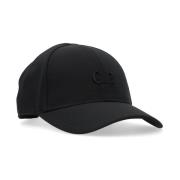 C.p. Company Svart Logotyp Keps Shell-R Stil Black, Herr