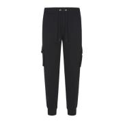 Moose Knuckles Svarta Cargo Jogger Byxor Black, Herr