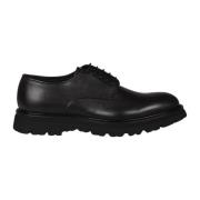 Corvari Handgjorda läderloafers med snörning Black, Herr