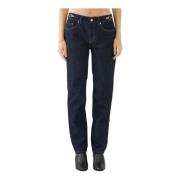 Just Cavalli Mörkblå Cigarette Leg Jeans Blue, Dam