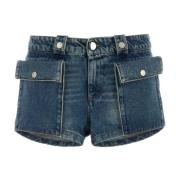 Gimaguas Denim Micro Shorts Blue, Dam