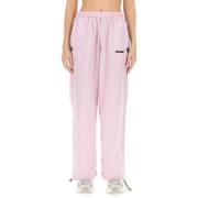 Barrow Logo Joggingbyxor Regular Fit Nylon Pink, Unisex