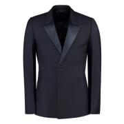 Givenchy Silke Ull Blazer Blue, Herr