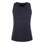 Max Mara Stiliga Sweaters med Calco Detalj Blue, Dam