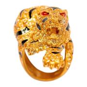 Roberto Cavalli Tiger Ring Yellow, Dam