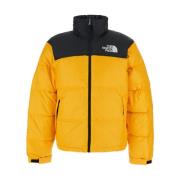 The North Face Gul Retro Nuptse Jacka Kappa Yellow, Herr