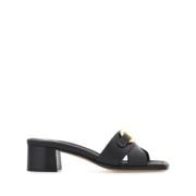 Salvatore Ferragamo Svart Sandal Black, Dam