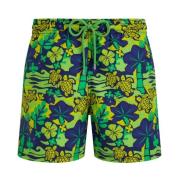 Vilebrequin Monoi Turtles Badshorts för Herrar Multicolor, Herr