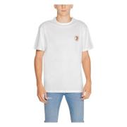 Tommy Jeans Crest T-shirt för män Beige, Herr