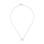 Tory Burch Pave Hänge Halsband Gray, Dam