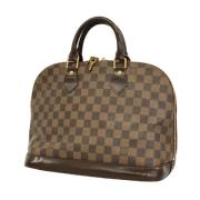 Louis Vuitton Vintage Pre-owned Canvas handvskor Brown, Dam