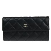 Chanel Vintage Pre-owned Laeder plnbcker Black, Dam