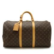 Louis Vuitton Vintage Pre-owned Canvas handvskor Brown, Dam