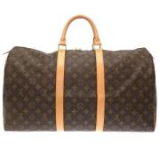 Louis Vuitton Vintage Pre-owned Canvas handvskor Brown, Dam