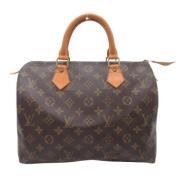 Louis Vuitton Vintage Pre-owned Canvas handvskor Brown, Dam