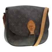 Louis Vuitton Vintage Pre-owned Canvas louis-vuitton-vskor Brown, Dam