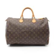 Louis Vuitton Vintage Pre-owned Canvas handvskor Brown, Dam