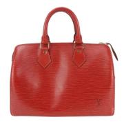 Louis Vuitton Vintage Pre-owned Laeder handvskor Red, Dam