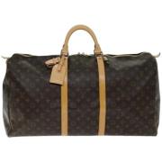 Louis Vuitton Vintage Pre-owned Canvas handvskor Brown, Dam