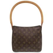 Louis Vuitton Vintage Pre-owned Canvas handvskor Brown, Dam