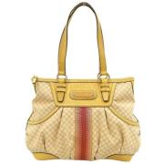 Celine Vintage Pre-owned Canvas celine-vskor Yellow, Dam