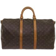 Louis Vuitton Vintage Pre-owned Canvas handvskor Brown, Dam