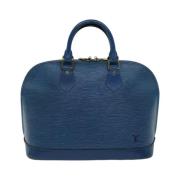 Louis Vuitton Vintage Pre-owned Laeder handvskor Blue, Dam