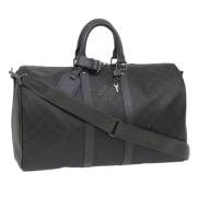 Louis Vuitton Vintage Pre-owned Canvas handvskor Black, Dam