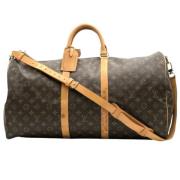 Louis Vuitton Vintage Pre-owned Canvas handvskor Brown, Dam