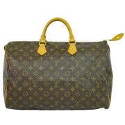 Louis Vuitton Vintage Pre-owned Canvas handvskor Brown, Dam