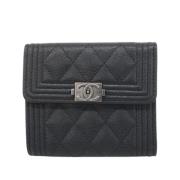 Chanel Vintage Pre-owned Laeder plnbcker Black, Dam