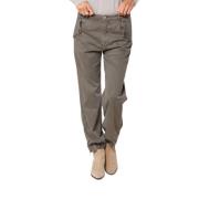 Mason's Cargo Byxor i Satin Stretch med Curvy Fit Gray, Dam