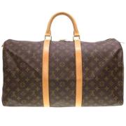 Louis Vuitton Vintage Pre-owned Canvas handvskor Brown, Dam