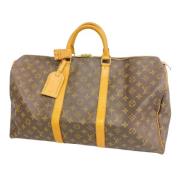 Louis Vuitton Vintage Pre-owned Canvas handvskor Brown, Dam