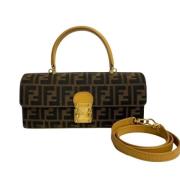 Fendi Vintage Pre-owned Canvas fendi-vskor Brown, Dam