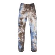 Darkpark Tie-Dye Denim Byxor Multicolor, Herr