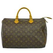 Louis Vuitton Vintage Pre-owned Canvas handvskor Brown, Dam