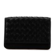 Bottega Veneta Vintage Pre-owned Laeder plnbcker Black, Herr