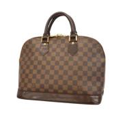 Louis Vuitton Vintage Pre-owned Canvas handvskor Brown, Dam