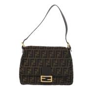 Fendi Vintage Pre-owned Canvas fendi-vskor Brown, Dam