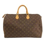 Louis Vuitton Vintage Pre-owned Canvas handvskor Brown, Dam