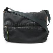 Chanel Vintage Pre-owned Canvas crossbodyvskor Black, Dam