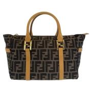 Fendi Vintage Pre-owned Canvas totevskor Brown, Dam