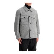 Woolrich Reflekterande Skjortjacka Gray, Herr