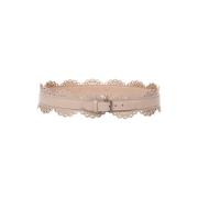 Alaïa Sable Bustier Bälte Beige, Dam