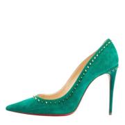 Christian Louboutin Pre-owned Pre-owned Mocka klackskor Green, Dam