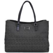 Fendi Vintage Pre-owned Canvas fendi-vskor Black, Dam